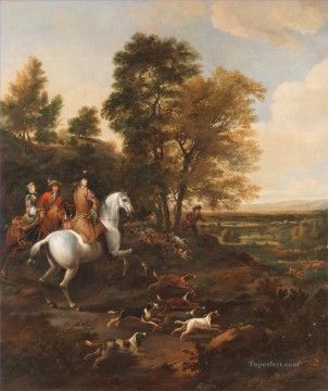 動物 Painting - ジャン・ウィックのウサギ狩り